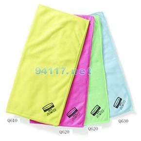 Q630樂(lè)柏美玻璃/鏡面專(zhuān)用抹布型號(hào)：Q630，尺寸：40.6×40.6cm，顏色：藍(lán)色