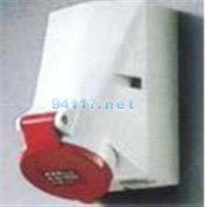 7221曼耐克斯IP44帶開(kāi)關(guān)和機(jī)械聯(lián)鎖插座63A 4P