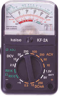 指針式模擬萬用表KF-2A日本凱世Kaise 指針式模擬萬用表KF-2A